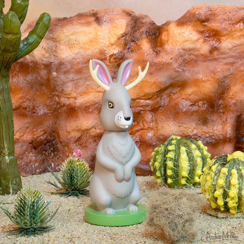 Accoutrements - Archie McPhee Toy Action Figures Jackalope Nodder