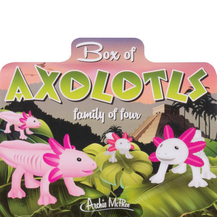 Accoutrements - Archie McPhee Toy Novelties Box of Axolotls - Family of Four