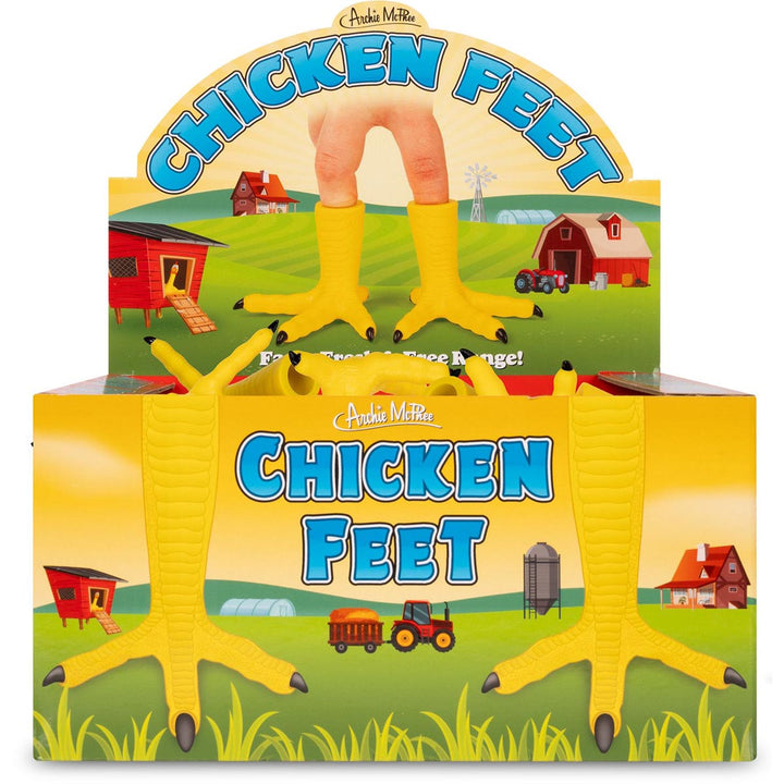 Accoutrements - Archie McPhee Toy Novelties Chicken Feet - SET of TWO