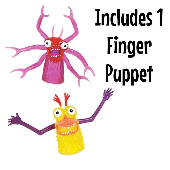 Accoutrements - Archie McPhee Toy Novelties Finger monster -  includes 1 monster