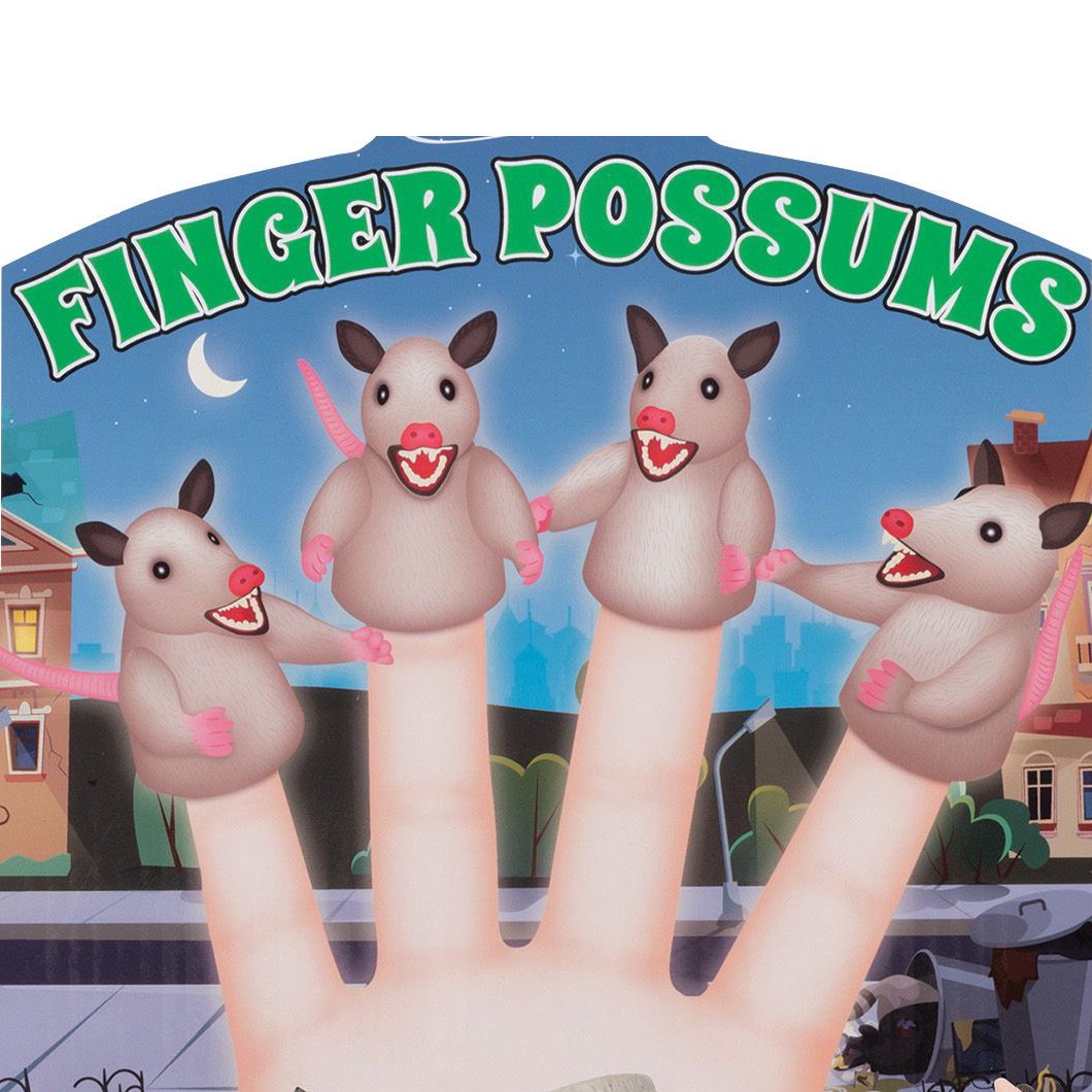 Accoutrements - Archie McPhee Toy Novelties Finger Possum - 1 possum