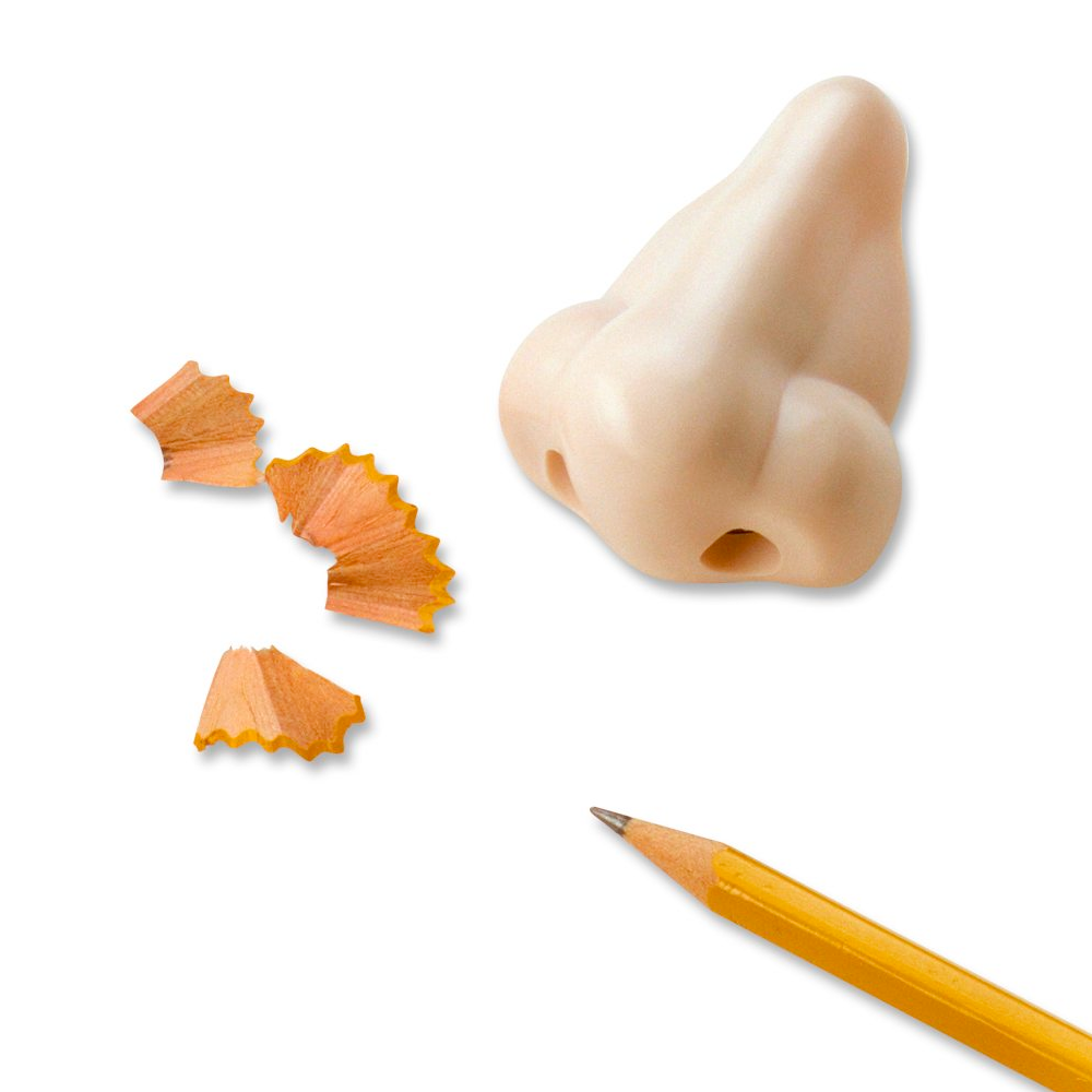 Accoutrements - Archie McPhee Toy Novelties Nose pencil sharpener - 1pc