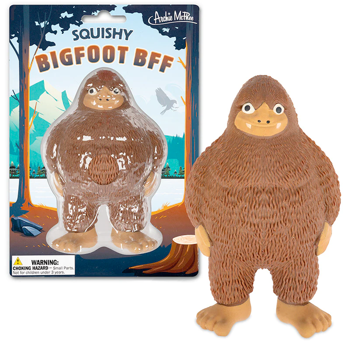 Accoutrements - Archie McPhee Toy Novelties Squishy Bigfoot BFF