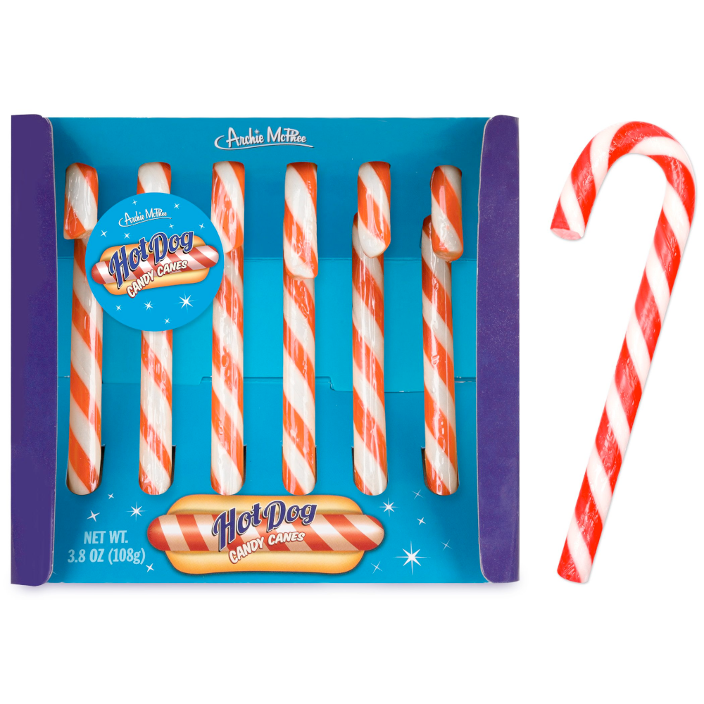 Accoutrements Candy Hot Dog Candy Canes