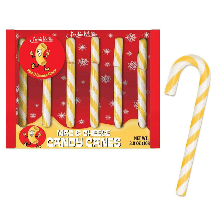 Accoutrements CANDY Mac & Cheese Candy Canes - set of 6