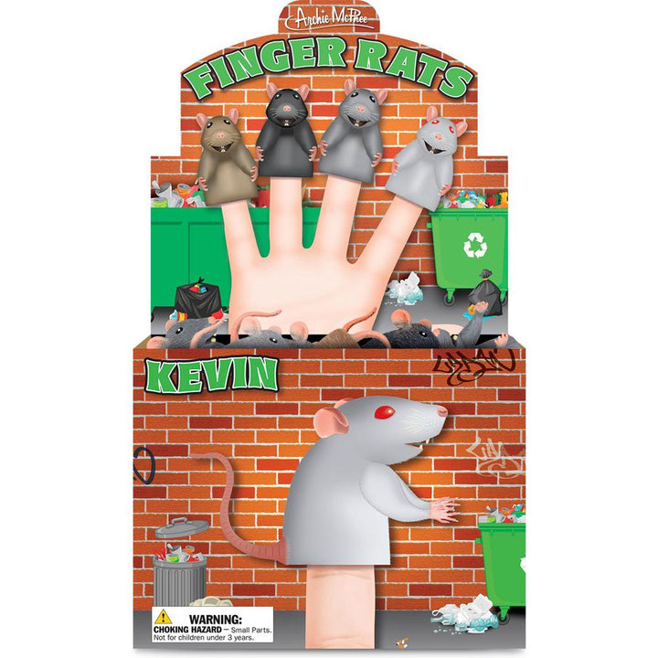 Accoutrements Funny Novelties Finger Rat - 1pc
