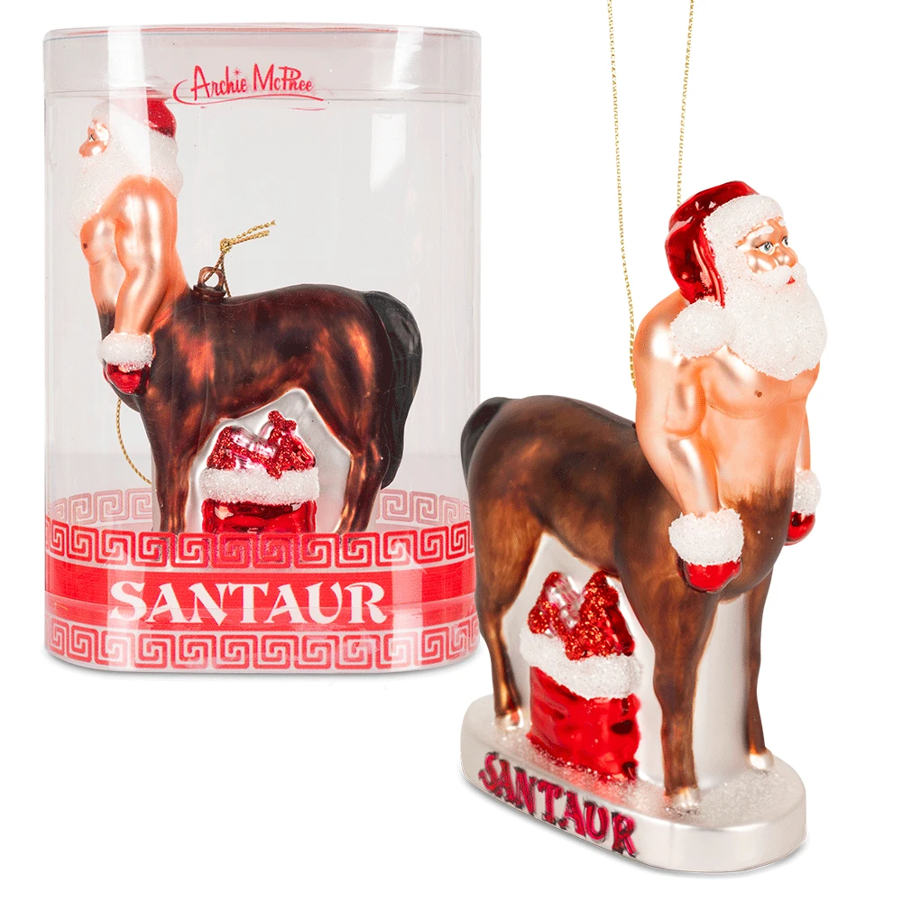 Accoutrements Home Decor & Stuff Santaur Ornament