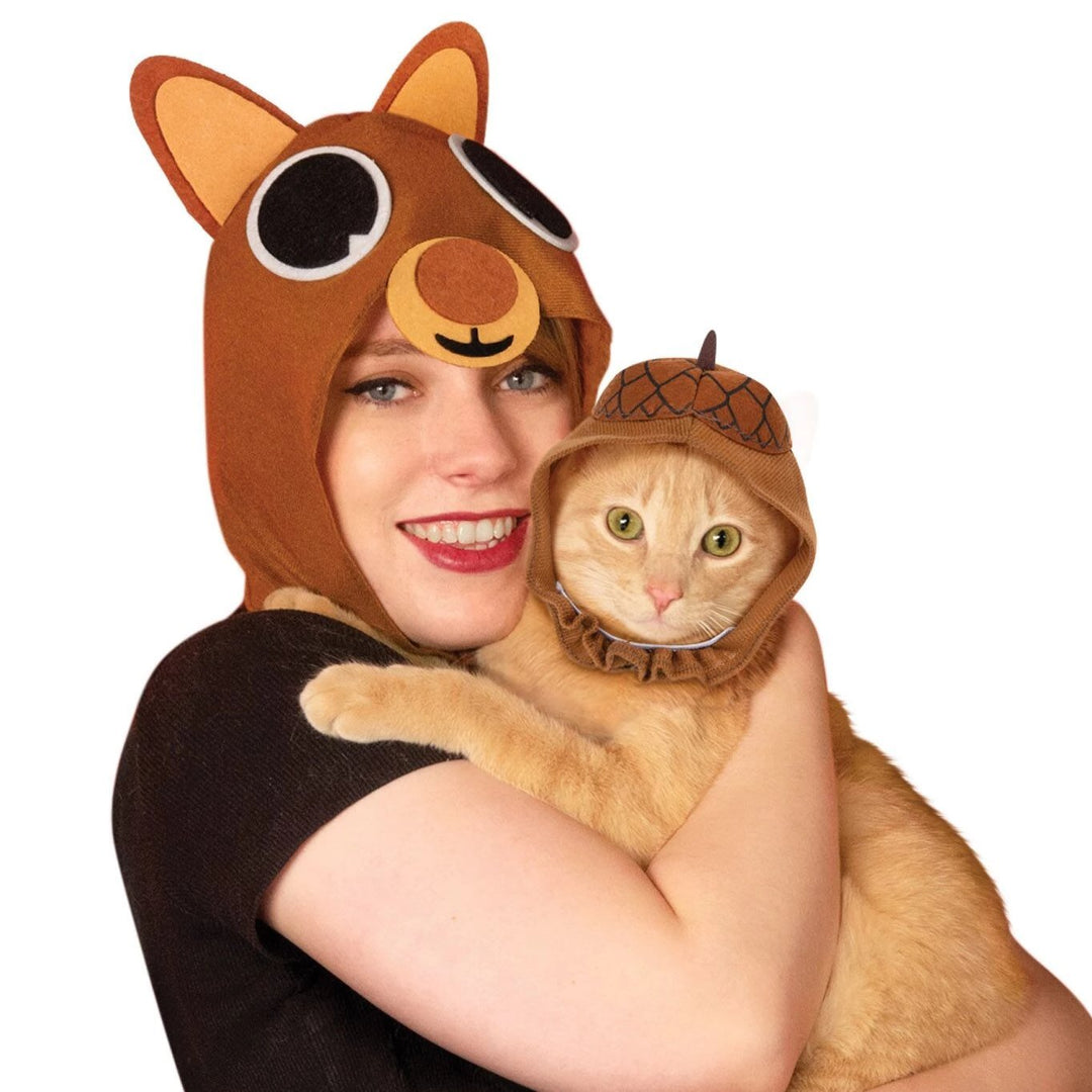 Kitty Cuddle costumes: Squirrel & Acorn-Weird-Funny-Gags-Gifts-Stupid-Stuff