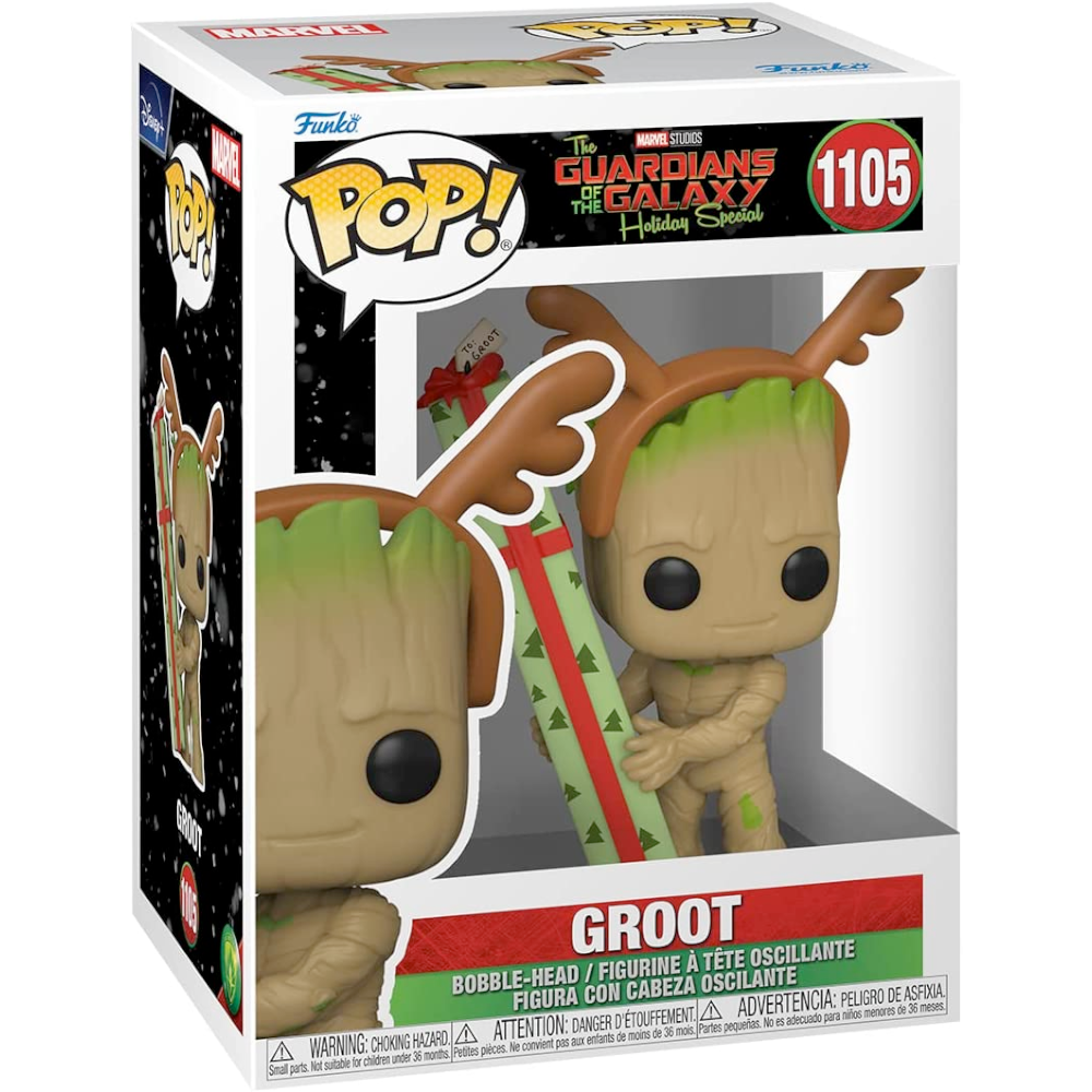 Alliance ENTERTAINMENT Toy Action Figures FUNKO POP! MARVEL: Guardians of the Galaxy - Holiday Special - Groot