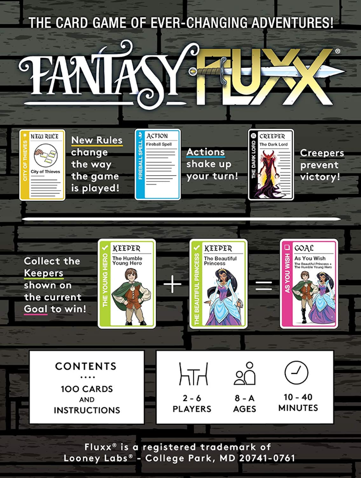 Alliance Game Distributors Games Fantasy Fluxx