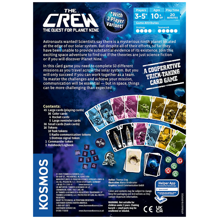 Alliance Game Distributors Games The Crew: The Quest for Planet Nine