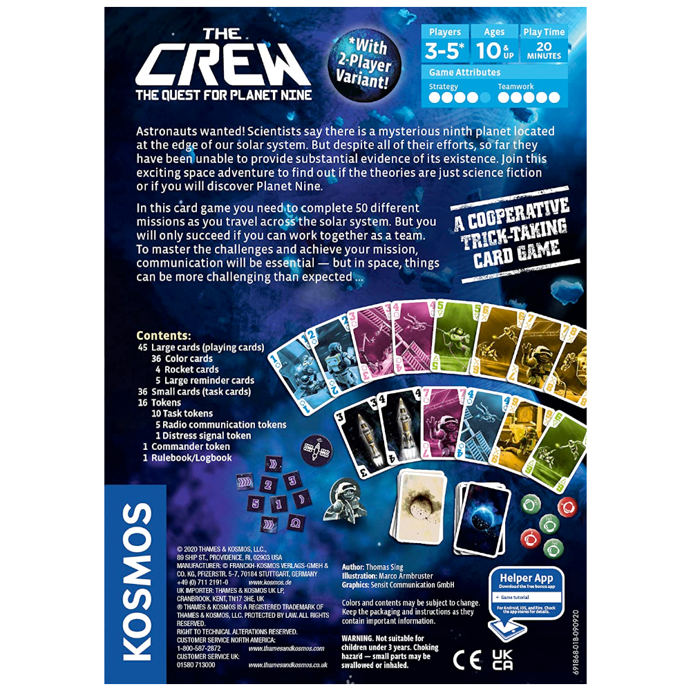 Alliance Game Distributors Games The Crew: The Quest for Planet Nine
