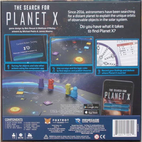 Alliance Game Distributors Games The Search for Planet X