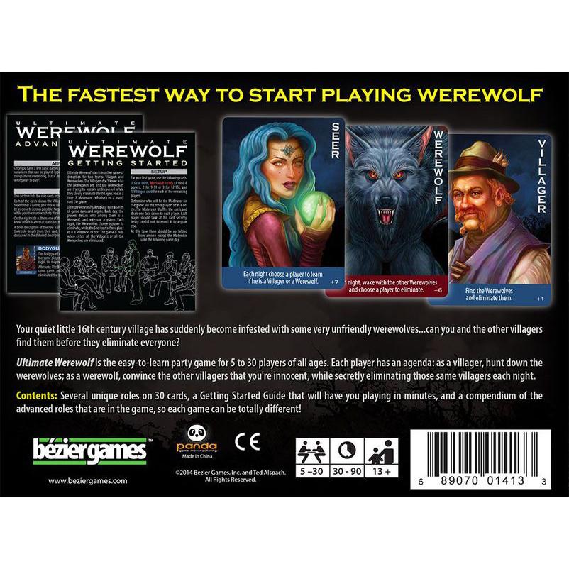 Alliance Game Distributors Games Ultimate Werewolf: Revised Edition