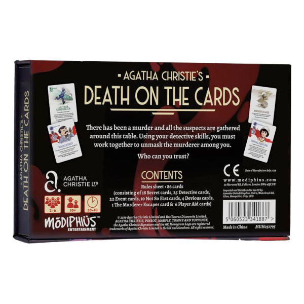 Asmodee Games Agatha Christie:  Death on the Cards