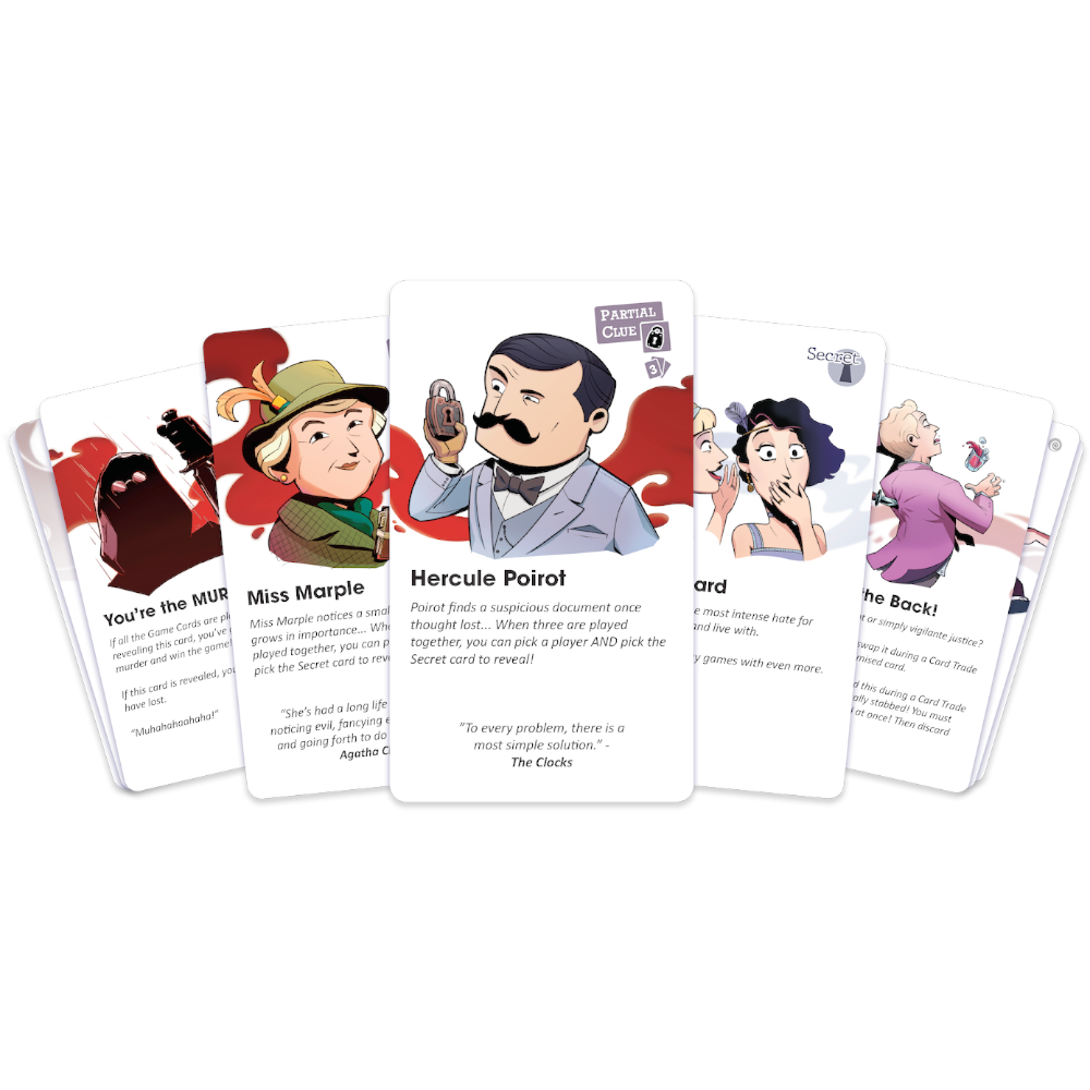 Asmodee Games Agatha Christie:  Death on the Cards