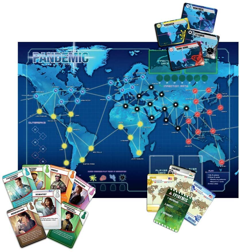 Asmodee GAMES Pandemic cooperative board game