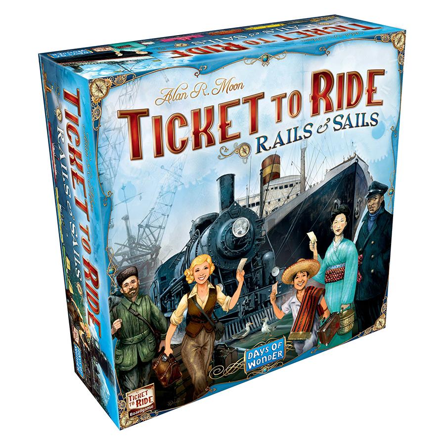Asmodee GAMES Ticket to Ride: Rails & Sails