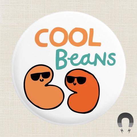 Badge Bomb IM Magnets Cool Beans - Big Magnet