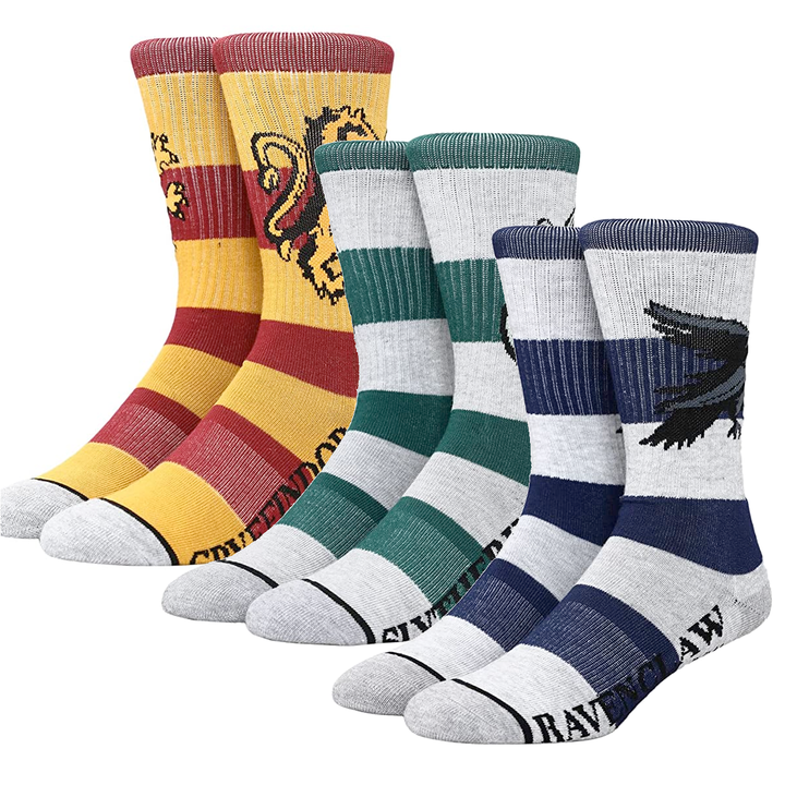 BioWorld Socks & Tees Harry Potter Rugby Stripe Crew Socks