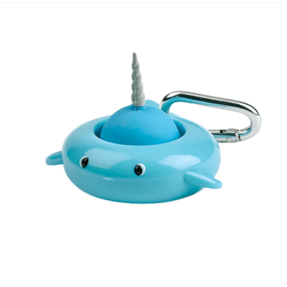 Blue Orange Games Toy Novelties Super Narwhal Big Bubble Keychain