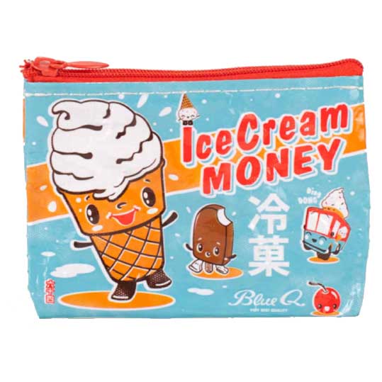 Blue Q Bags & Pouches Ice Cream Money Coin Purse