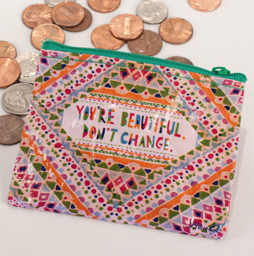 Blue Q Bags & Pouches You're Beautiful Coin Purse
