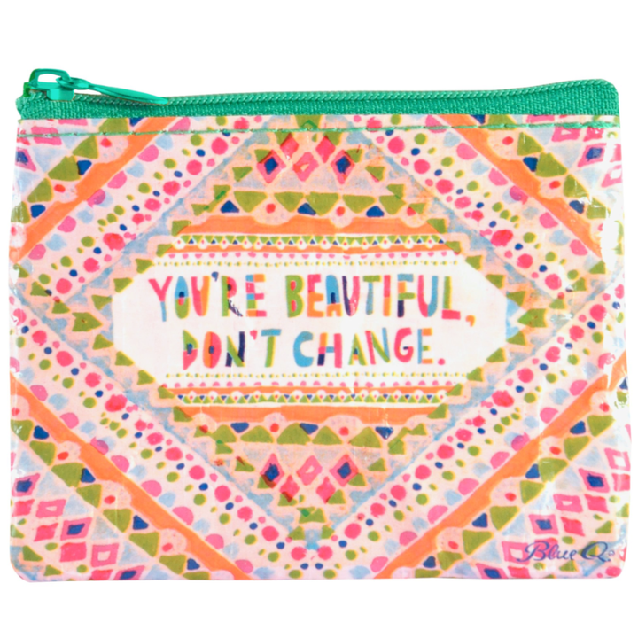 Blue Q Bags & Pouches You're Beautiful Coin Purse