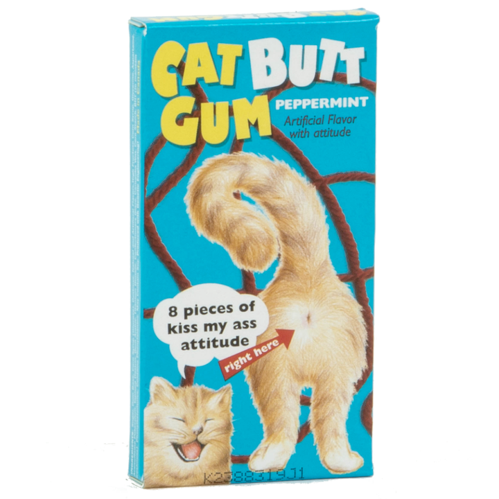 Blue Q Candy Cat Butt Gum