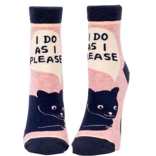 Blue Q Clothing I Do as I please Women's Ankle Socks