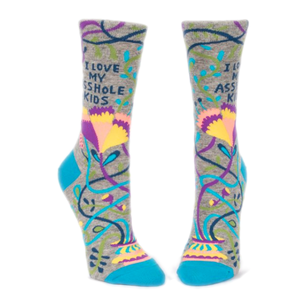 Blue Q Clothing I love my Asshole kid's Women's Socks