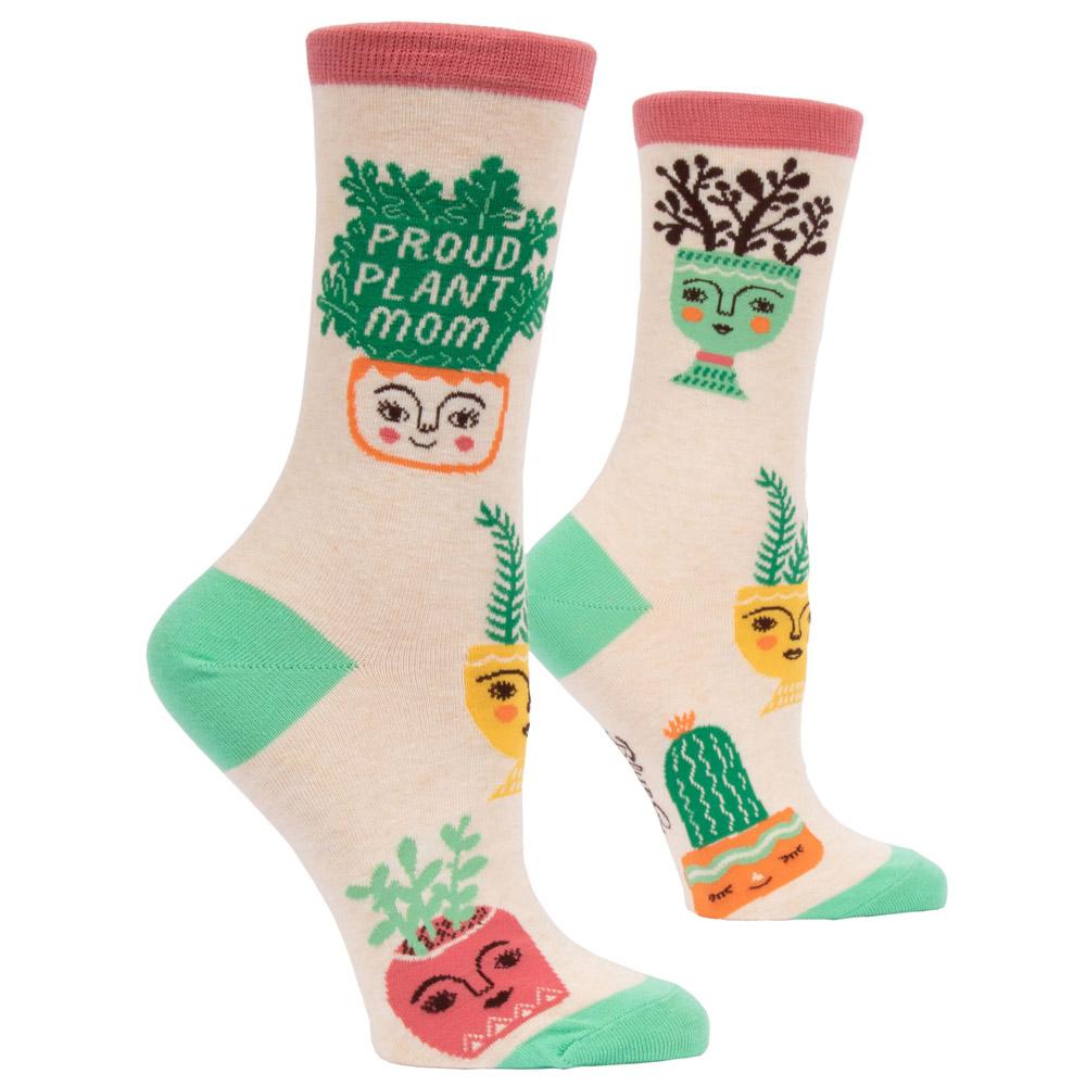 Proud Plant Mom Socks-Weird-Funny-Gags-Gifts-Stupid-Stuff