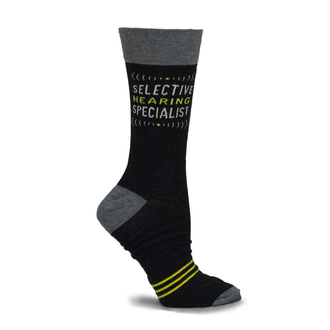 Blue Q Clothing Selective Hearing Specialist Men's Socks