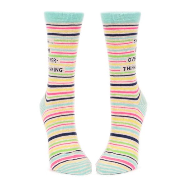 Blue Q Clothing Shhhh I'm over-thinking Women's Socks