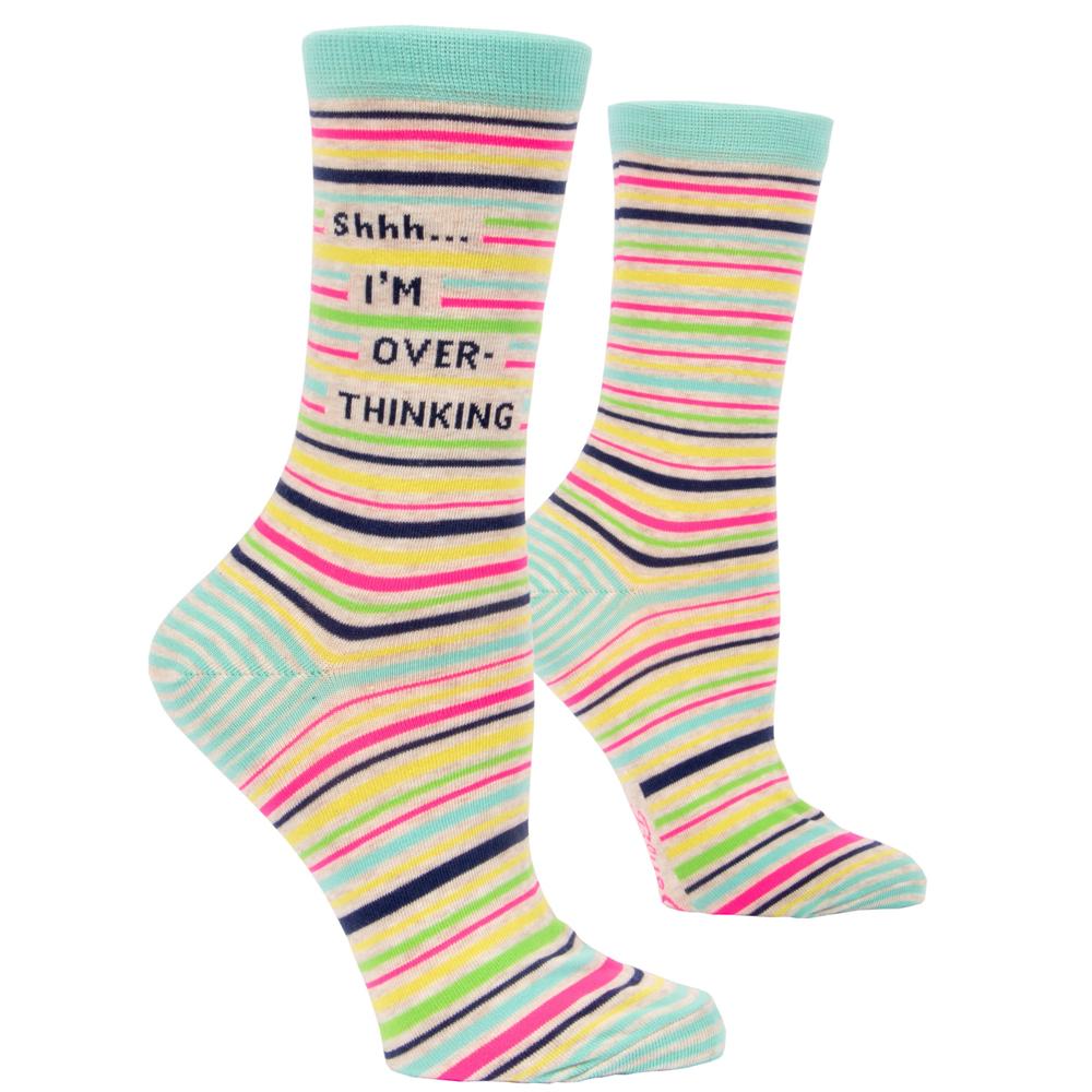 Blue Q Clothing Shhhh I'm over-thinking Women's Socks