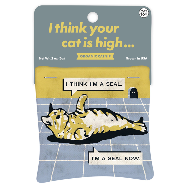 Blue Q Funny Novelties I think you cat is High Organic Catnip