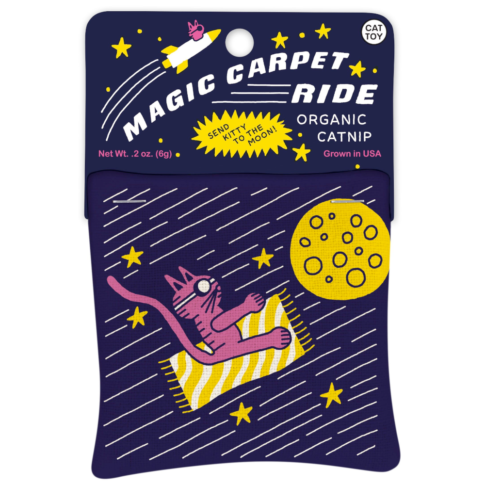 Blue Q Funny Novelties Magic Carpet Ride Organic Catnip