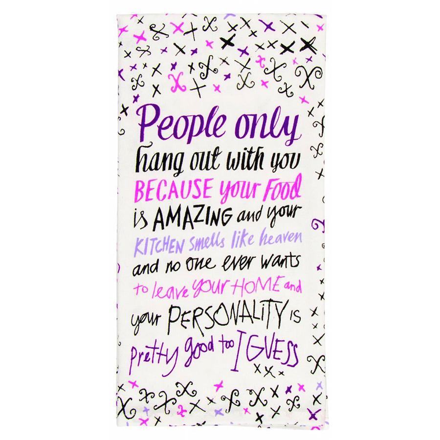 Blue Q HOME - Home Personal Your food is Amazing Dish Towel