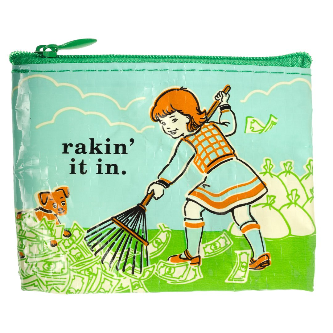 Blue Q HOME - Home Wallets Coins Bags Rakin' it In Coin Purse