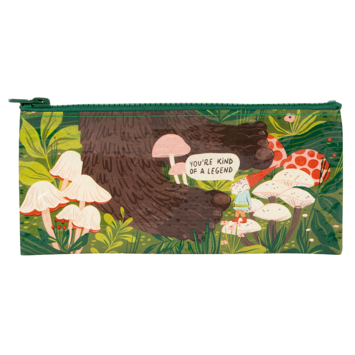 Blue Q HOME - Home Wallets Coins Bags You're Kind of a Legend (Bigfoot) Pencil Pouch