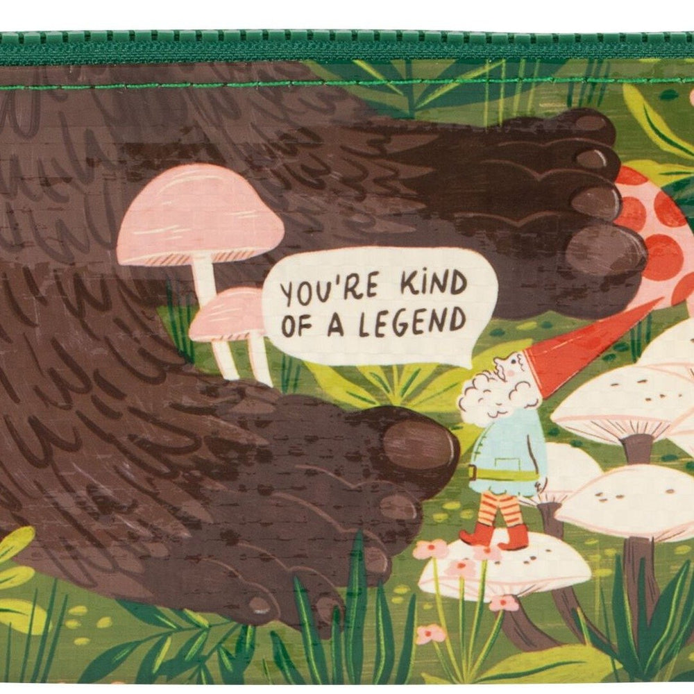 Blue Q HOME - Home Wallets Coins Bags You're Kind of a Legend (Bigfoot) Pencil Pouch