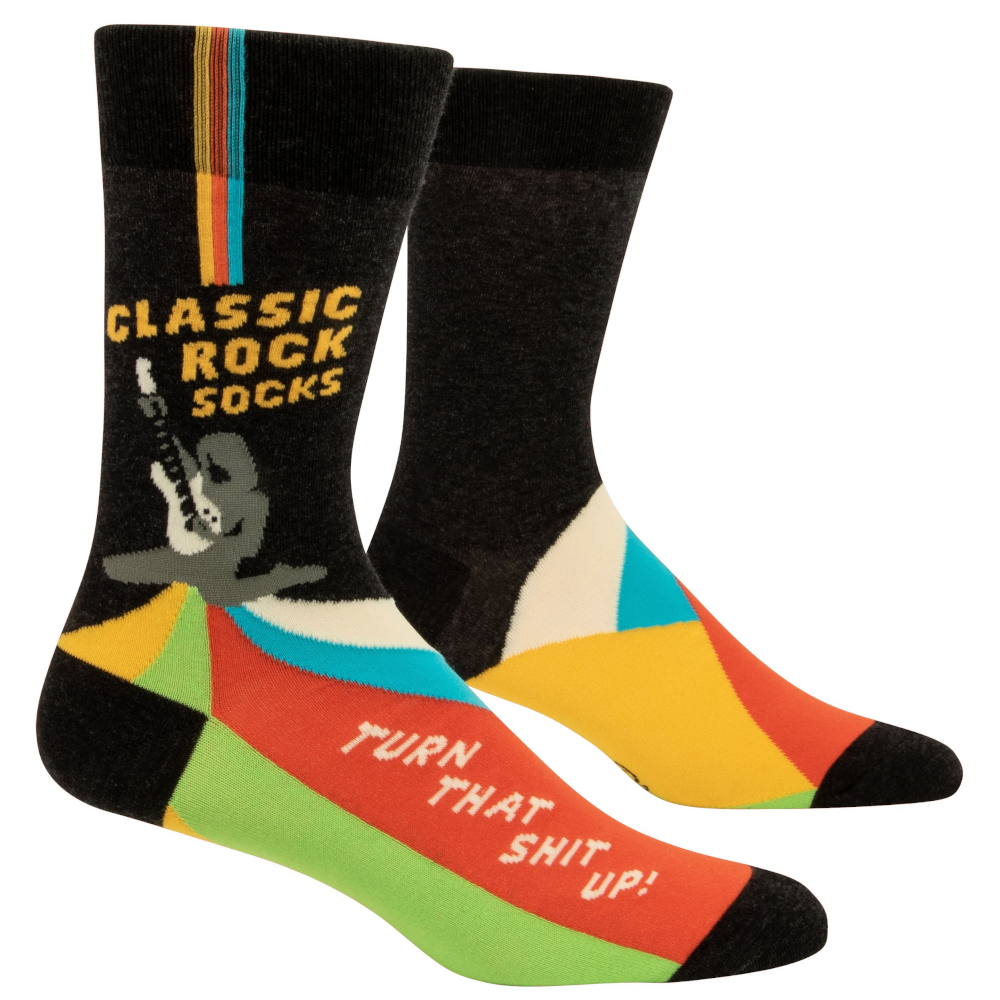 Blue Q Socks & Tees Classic Rock Men's Socks