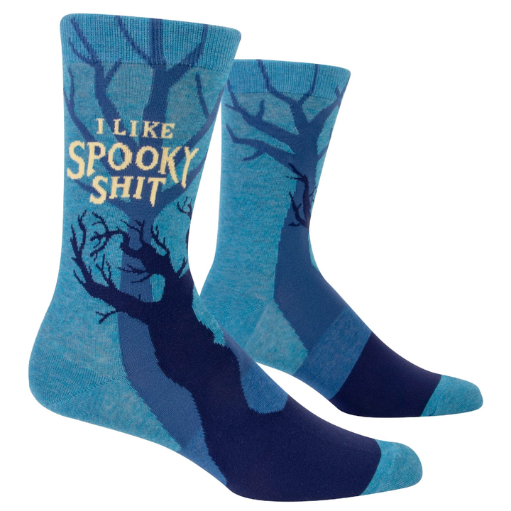 Blue Q Socks & Tees I like Spooky Shit Socks