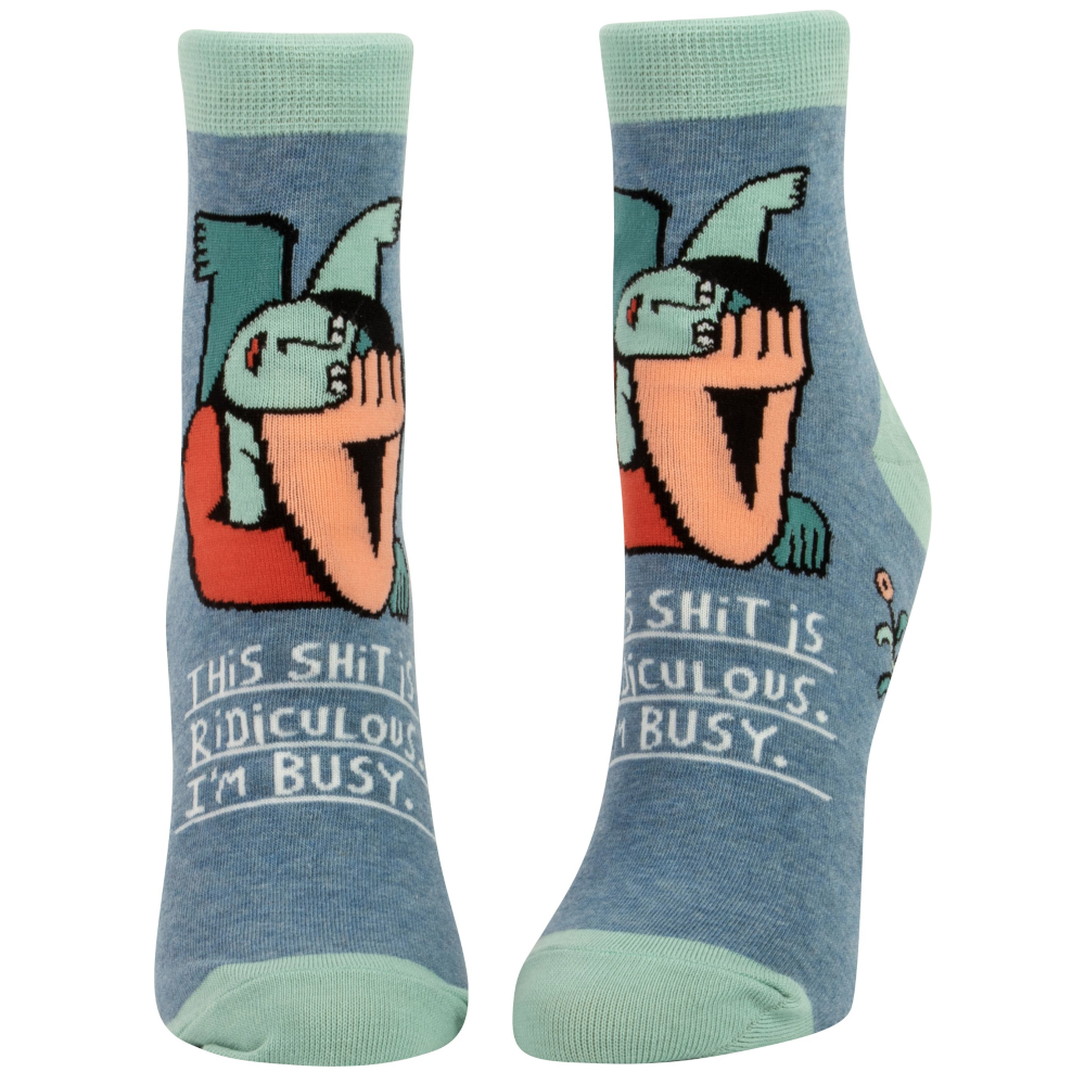 Blue Q Socks & Tees This Shit is Ridiculous Women's Socks