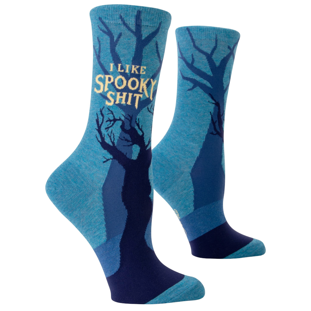 Blue Q Socks & Tees Women's I like Spooky Shit Socks