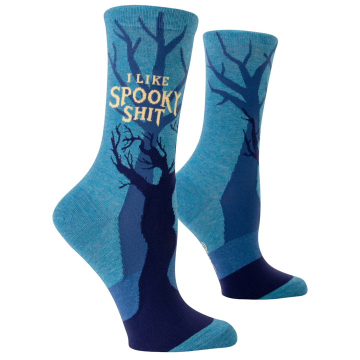 Blue Q Socks & Tees Women's I like Spooky Shit Socks