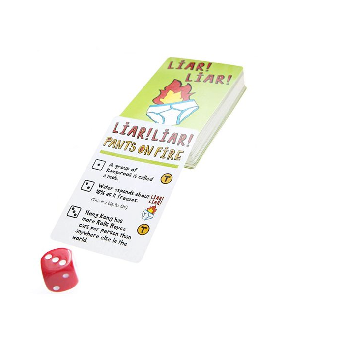 Boxer Gifts Games Liar Liar Pants on Fire Game