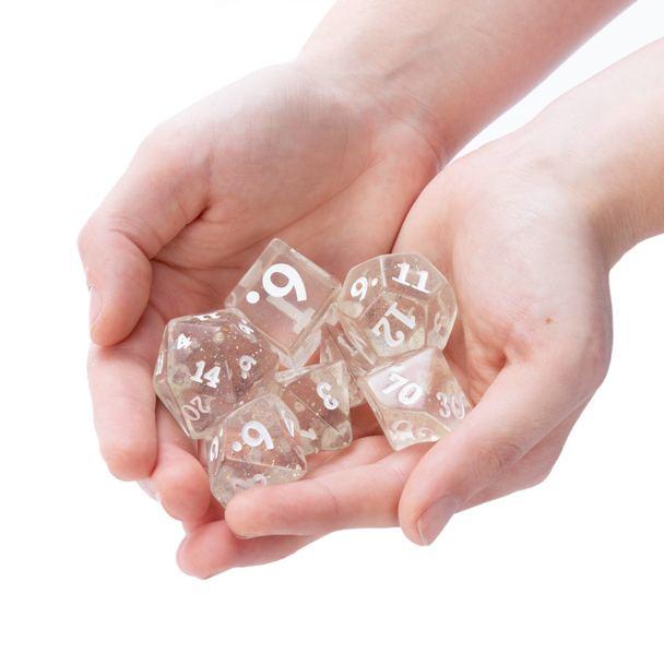 Brybelly Holdings Inc Games Sparkle Vomit Dice - set 7  - 25MM
