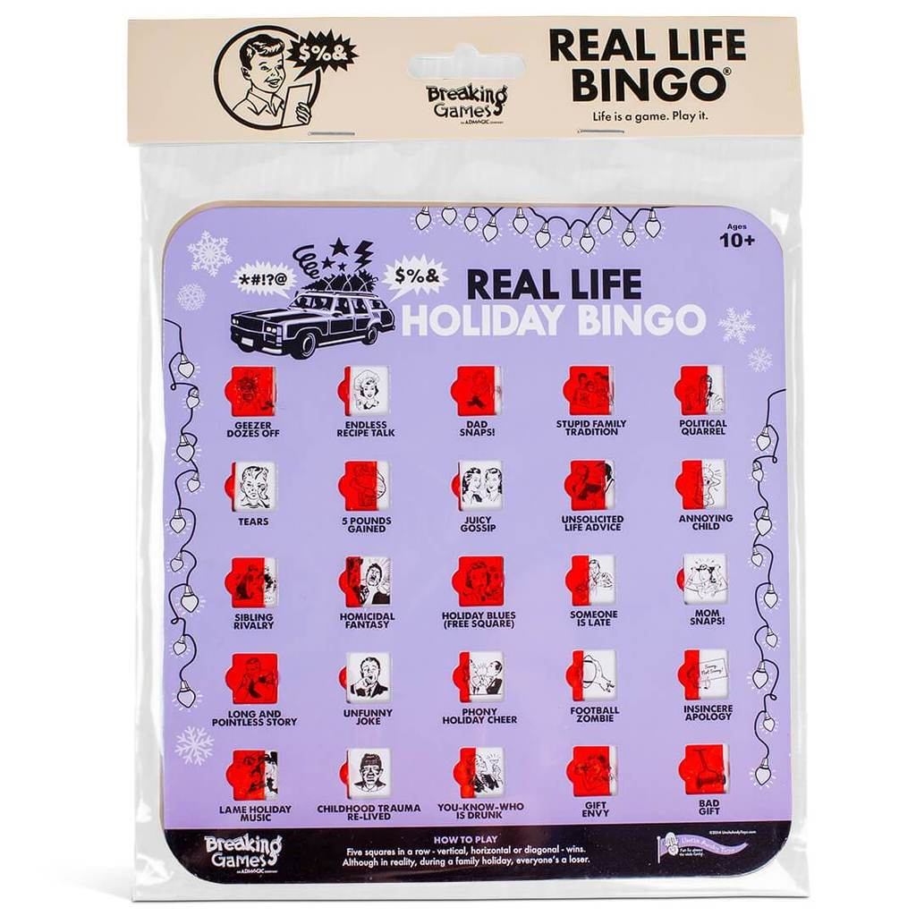 Cards Against Humanity Games Real Life Holiday Bingo Game