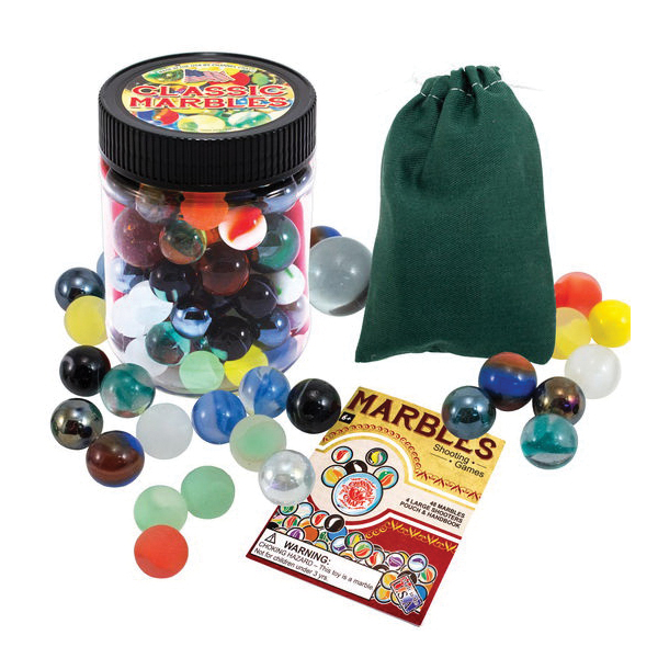 Channel Craft Games Marbles Jar with Pouch USA